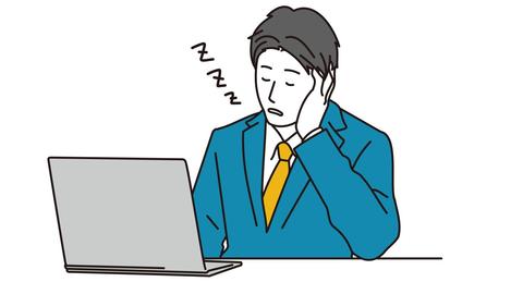 仕事中に眠くなるのはどうすればいい？眠気をとばして業務の効率を上げよう！