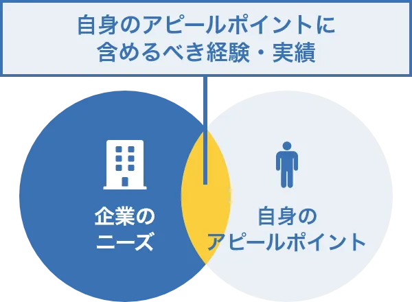 自身のアピールポイントに含めるべき経験・実績に