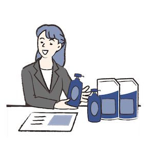 日用品メーカーの営業職