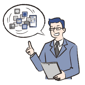 クラウドサービスの営業職