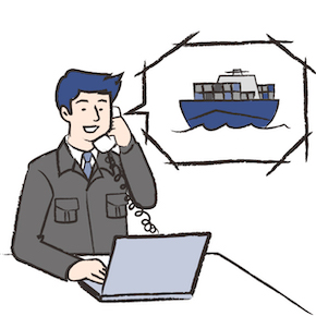 物流サービスの営業職