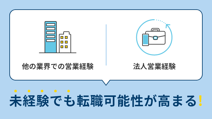 メーカー営業は未経験でも転職可能？